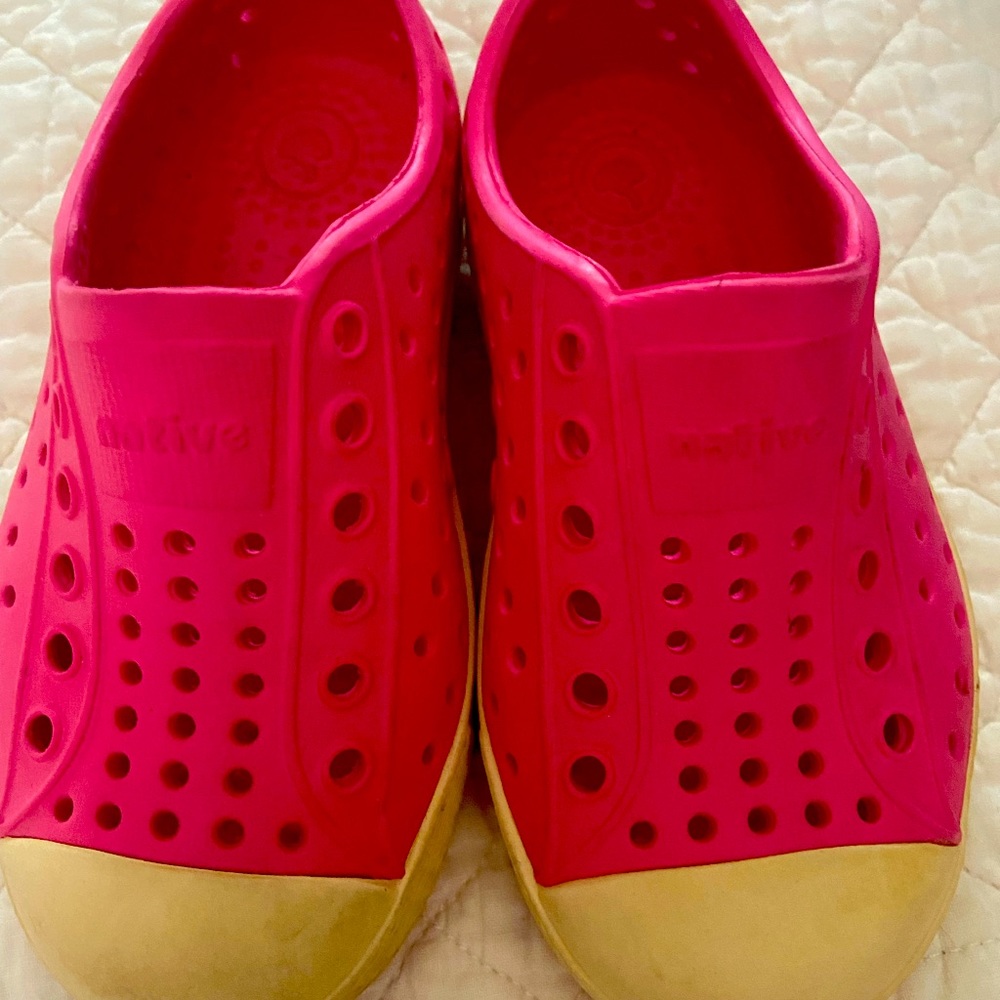 Pink Native shoes